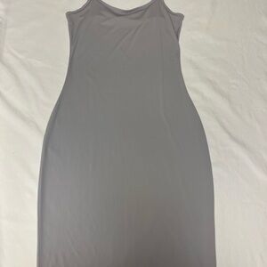 Karen Millen Gray Slip‎ Dress Size 6 Knee Length